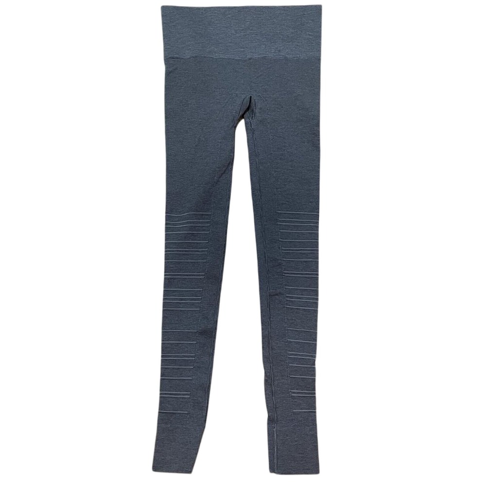 Blanqi Gray Heathered‎ Seamless Hipster Leggings Activewear Athleisure Small S